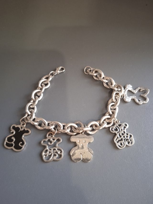 Pulsera acero ositos