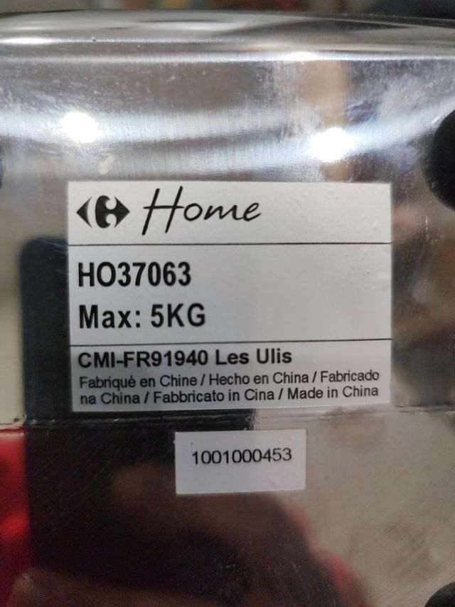 Balanza de cocina sin usar 