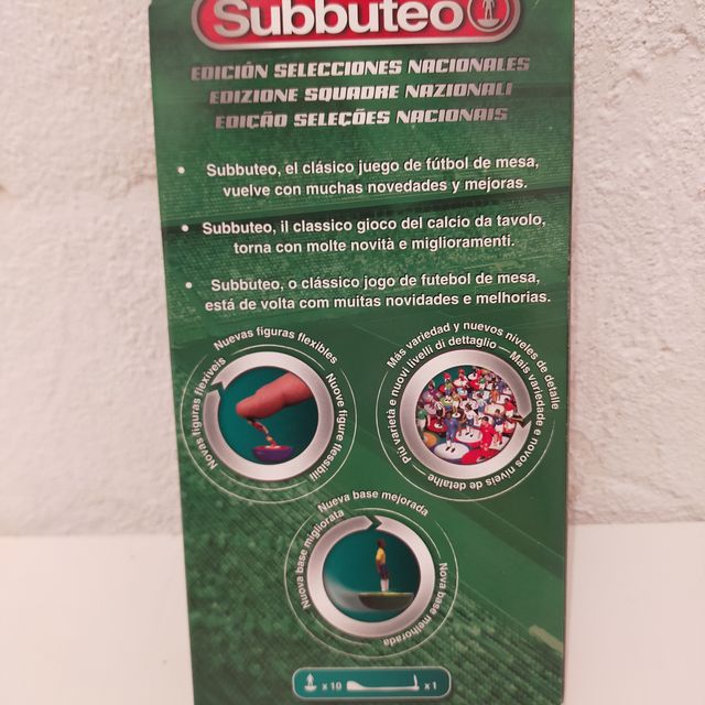SUBBUTEO EQUIPO ITALIA , NUEVO, PRECINTADO