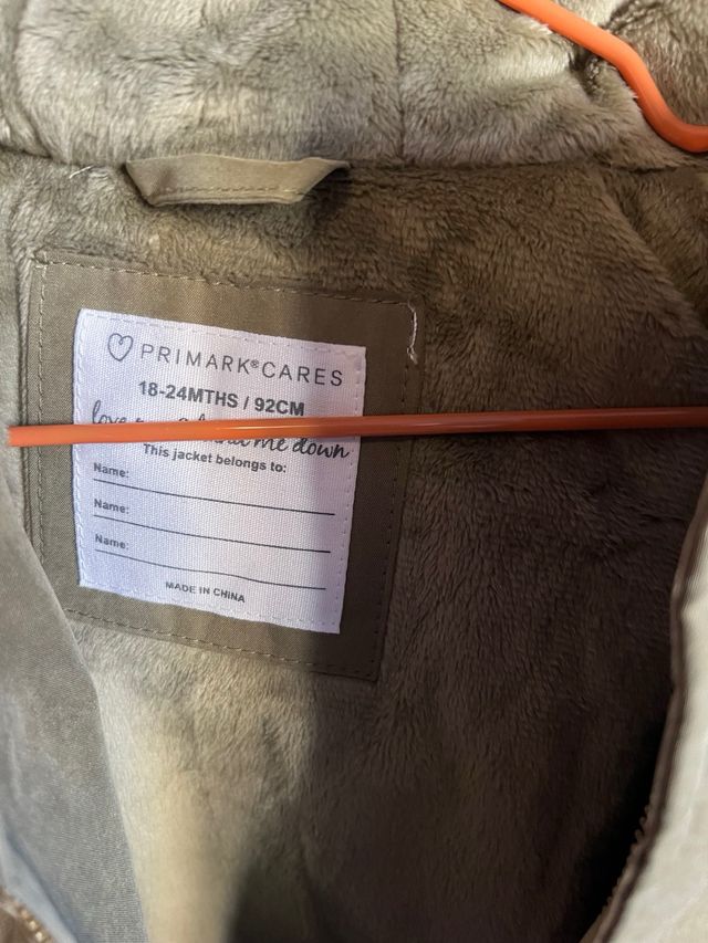 Chaqueta invierno Talla 18/24 meses