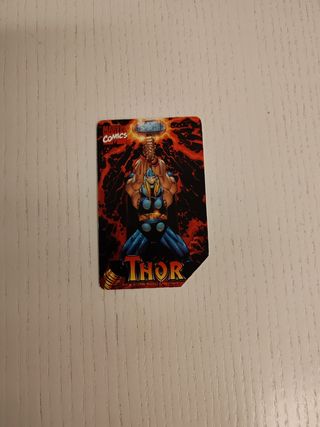 Scheda telefonica vintage Thor