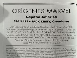 ORÍGENES MARVEL - CAPITÁN AMERICA (FORUM 1993)