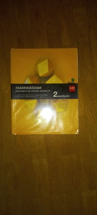 Matemáticas aplicadas a las ciencias sociales II. 2 Bachillerato. Savia