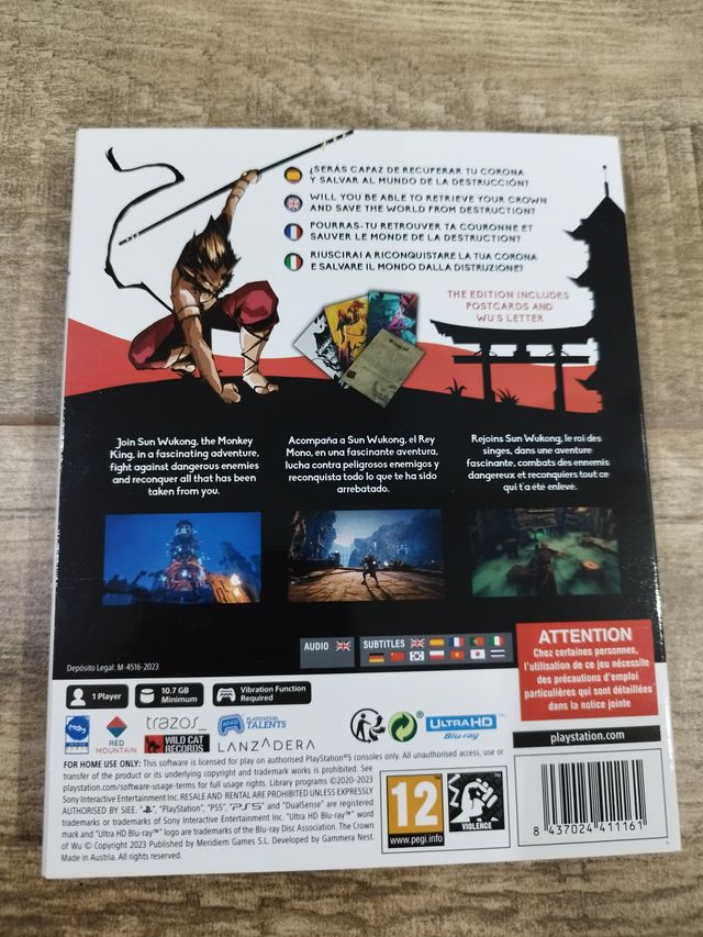 The crown of Wu Ps5 Legend Edition