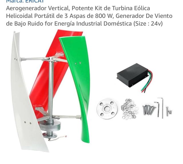 Aerogenerador eolico