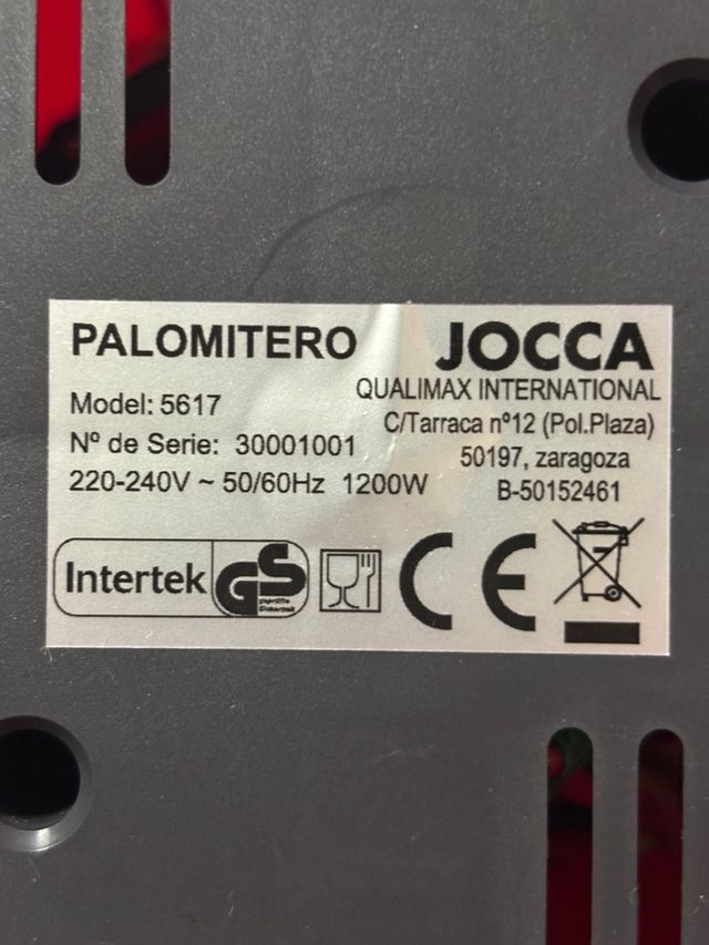 MAQUINA DE PALOMITAS