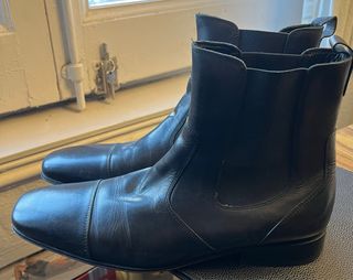 Botines negros de hombre chelsea Zara Collection.