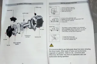 Calentador aire diésel