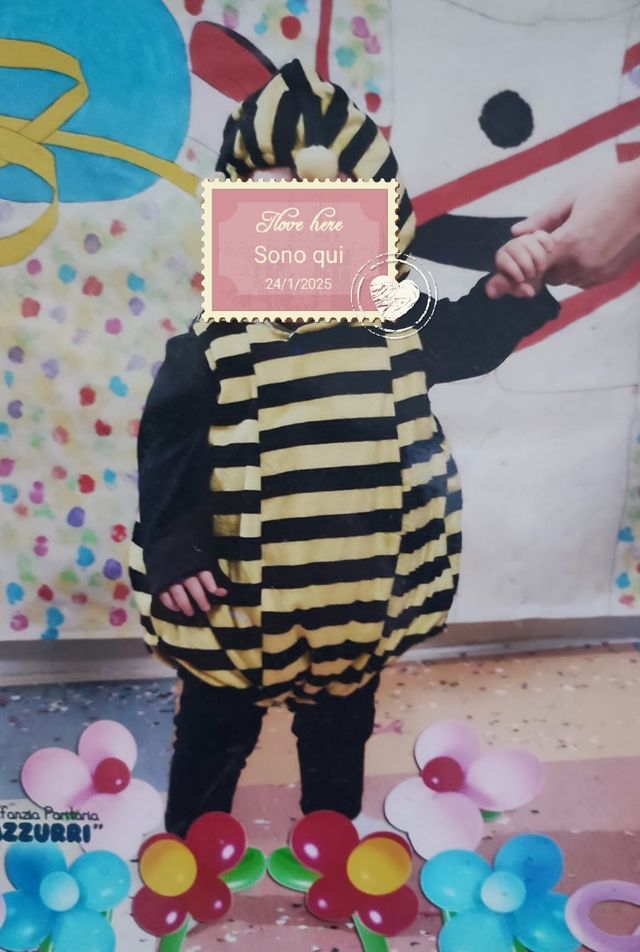 Vestito da Ape per bambini 12 mesi