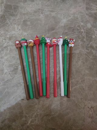 Bolígrafos navideños