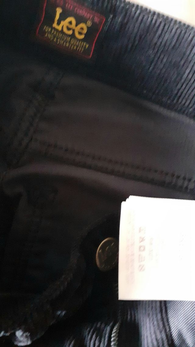 Jeans velluto coste blu