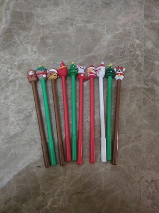 Bolígrafos navideños
