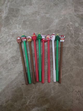 Bolígrafos navideños