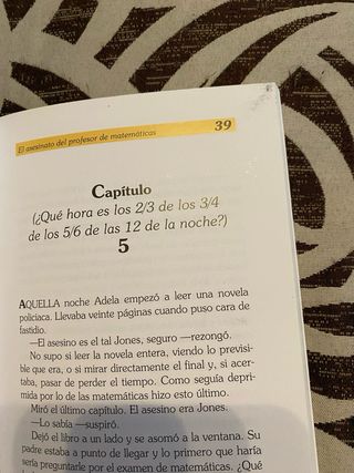 El asesinato del profesor de matemáticas