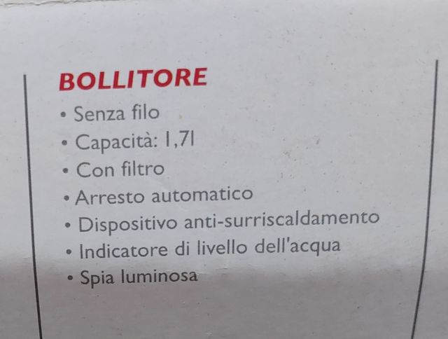 Bollitore