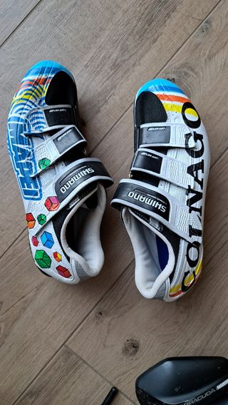 Scarpe Shimano customizzate n.43