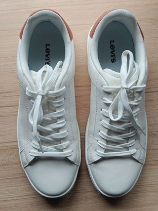 Zapatillas blancas Levi's hombre 