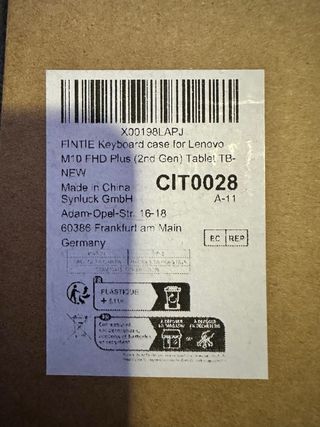 CUSTODIA TABLET Lenovo Tab M10 FHD Plus 2rd Gen 10