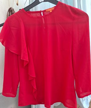 Blusa mujer T 38. Medidas en descripción 