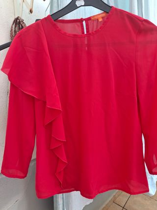 Blusa mujer T 38. Medidas en descripción 