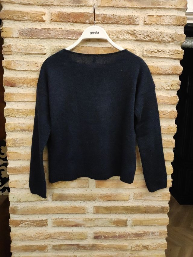 Jersey chica Benetton azul marino