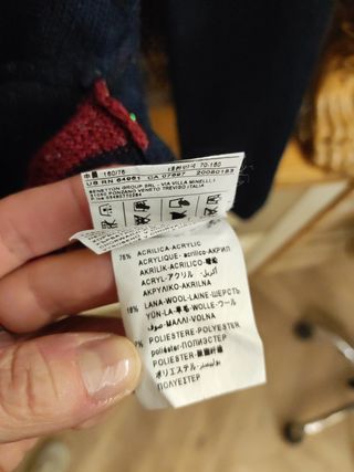 Jersey chica Benetton azul marino