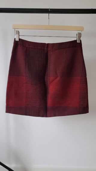 Falda pata de gallo Stradivarius