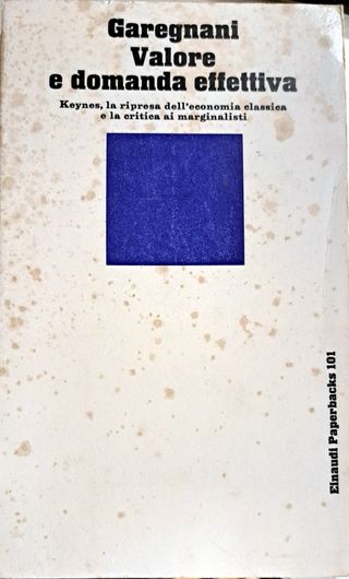 Libro Valore e domanda effettiva - Garegnani