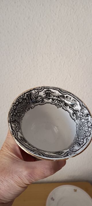 Tazón de la cartuja y otro antiguo