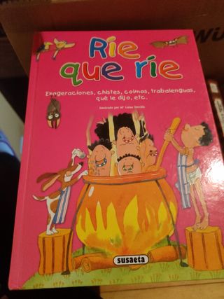 Ríe que ríe (Adivinanzas Y Chistes) (Spanish Edition)