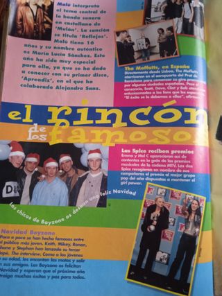 REVISTA MINNIE DISNEY con Nintendo, Mulan, Spice g
