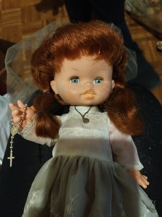 Muñeca Comunión "Cotorrita" años 60