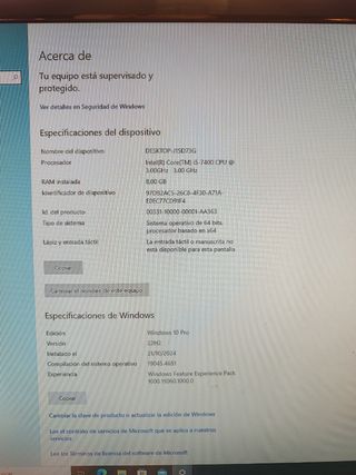Pc sobremesa