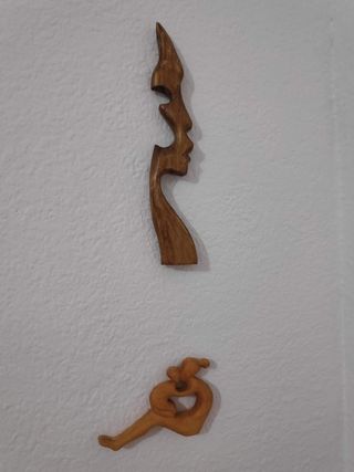 Figuras de madera artesanales