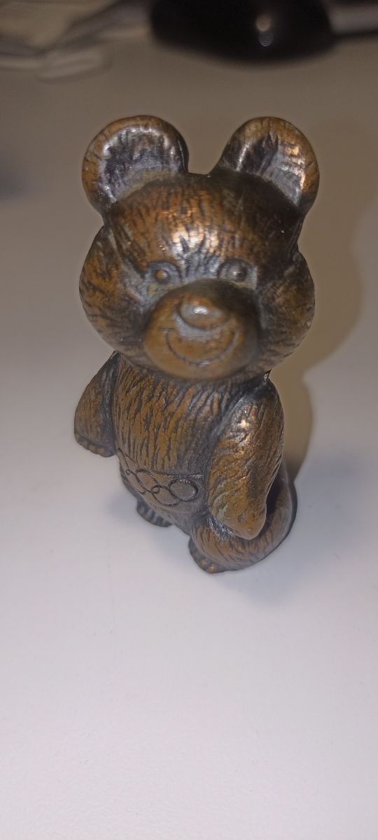 OLYMPIADAS MOSCU MISHA METAL COBRE PLAYME SACAPUNT