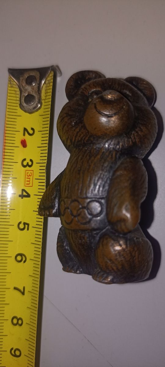 OLYMPIADAS MOSCU MISHA METAL COBRE PLAYME SACAPUNT