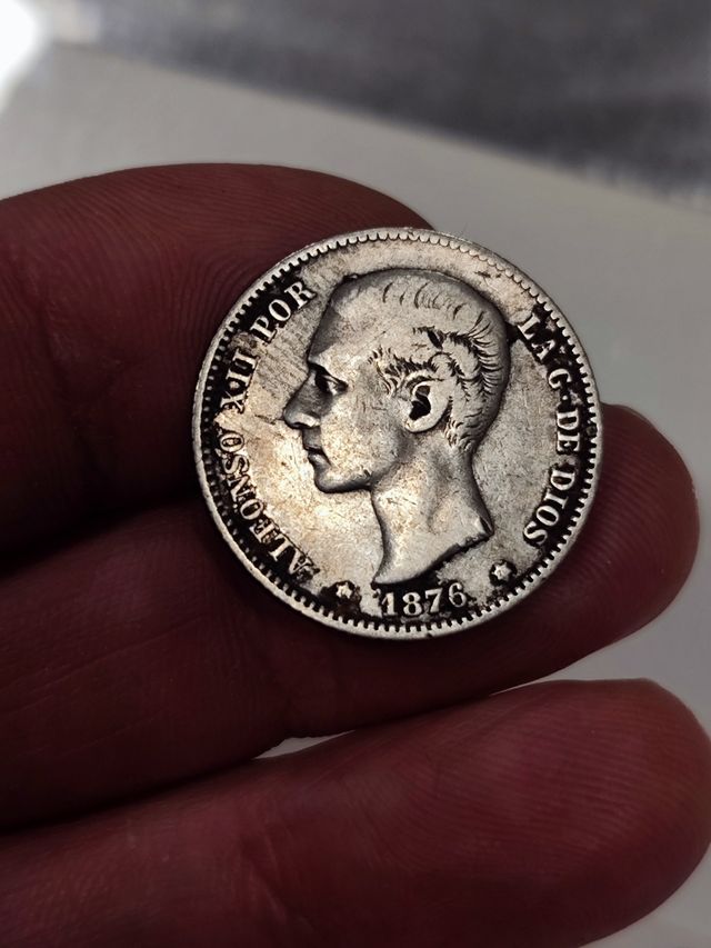 Colección 20 monedas 1 peseta plata