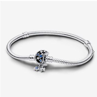 Pulsera de Serpiente con Cierre Luna Brilla