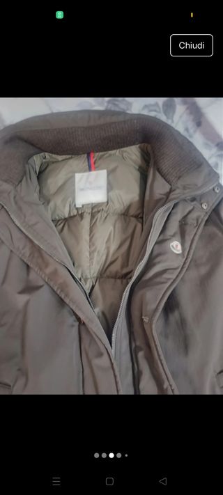 Giaccone Moncler modello parka taglia XL