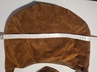 Borsa In Pelle Scamosciata marrone