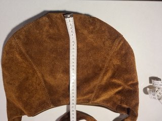 Borsa In Pelle Scamosciata marrone