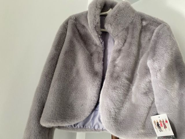 Chaqueta cortita tipo torera en gris nueva