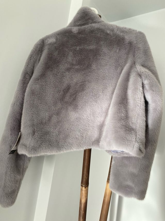 Chaqueta cortita tipo torera en gris nueva