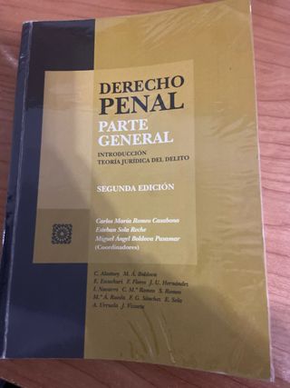 Derecho Penal. Parte General