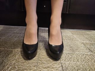 Tacones de cuero Luciano Barachini
