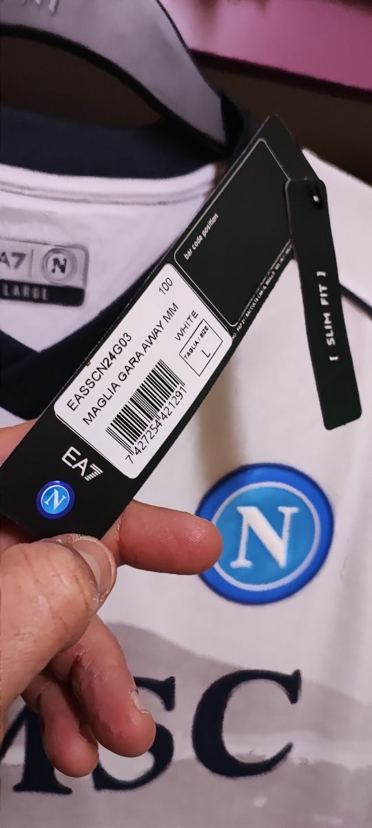 Maglia Ufficiale Ssc Napoli Preparata 