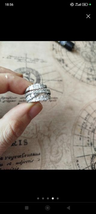 Anillo Swarovski 3// 17 diame