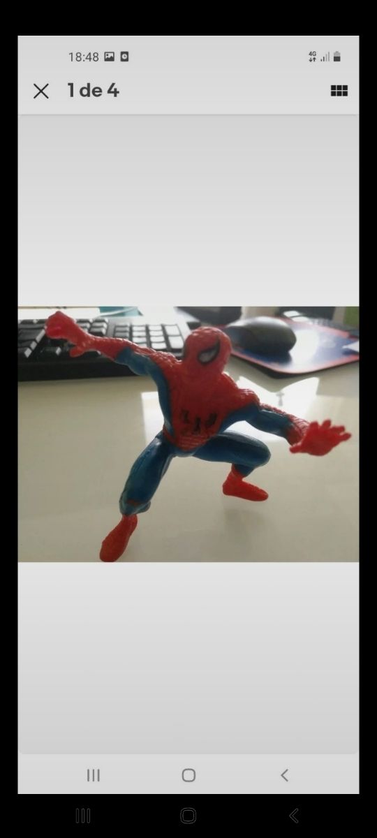 Figura in plastica Spiderman Marvel Vintage anni '80