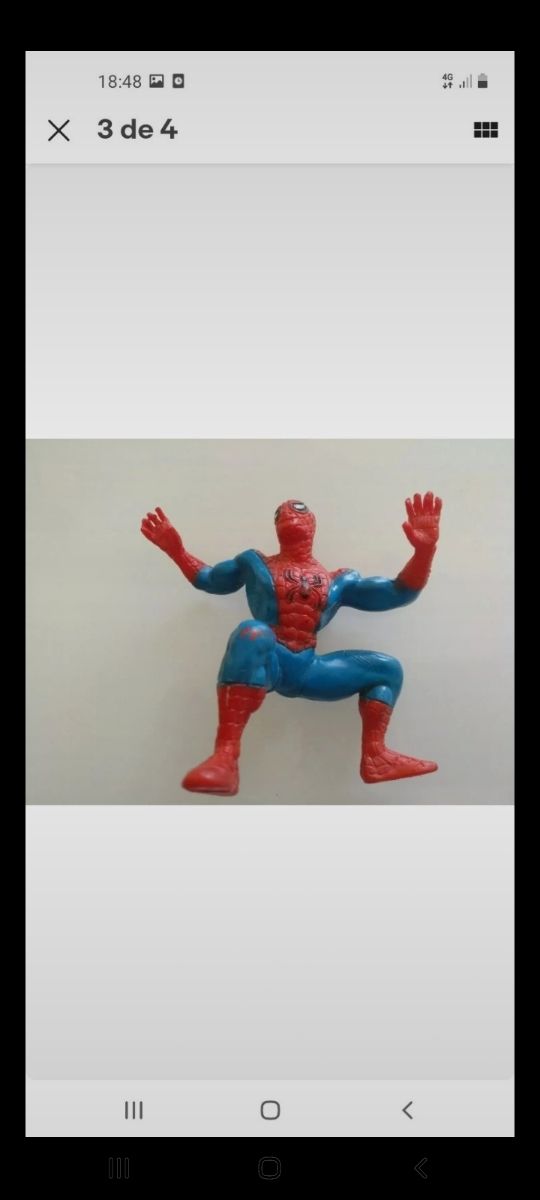 Figura in plastica Spiderman Marvel Vintage anni '80
