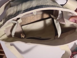 Borsa a spalla in pelle verde chiaro